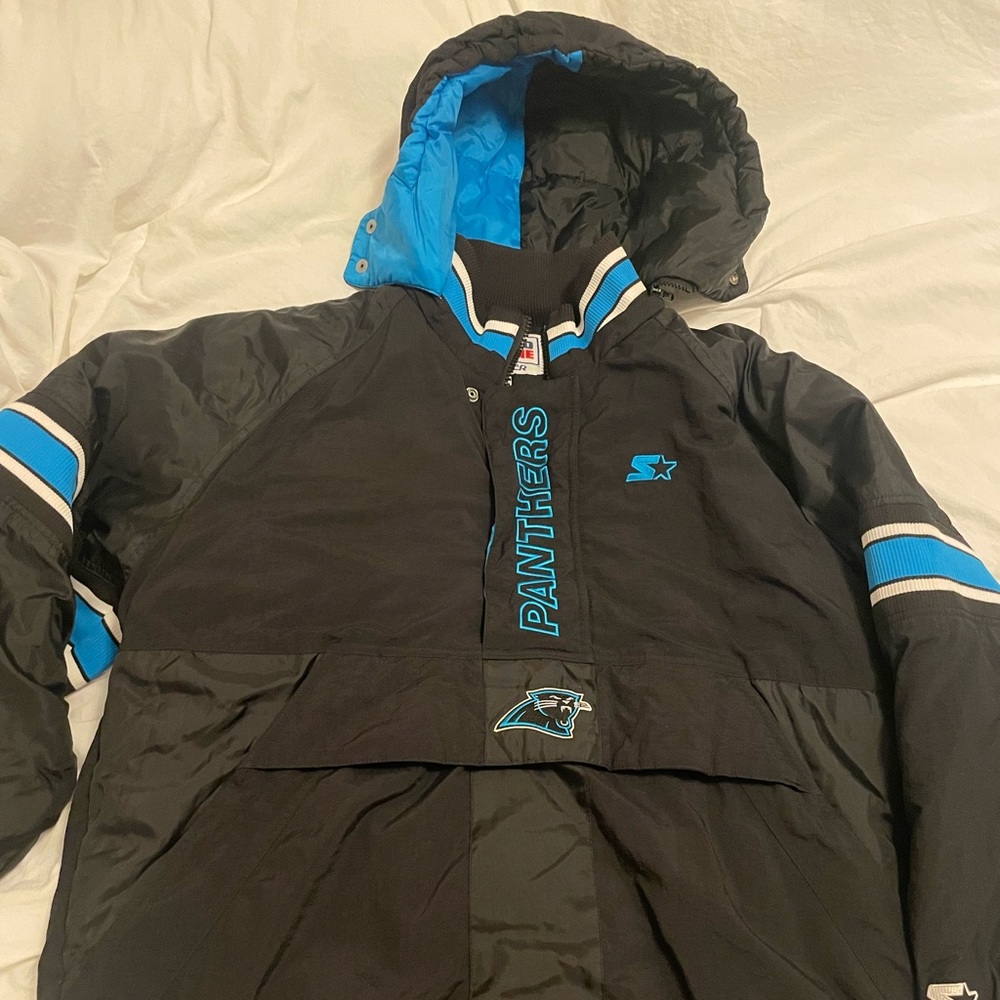 Carolina Panthers Starter Pro Line Winter Jacket Coat